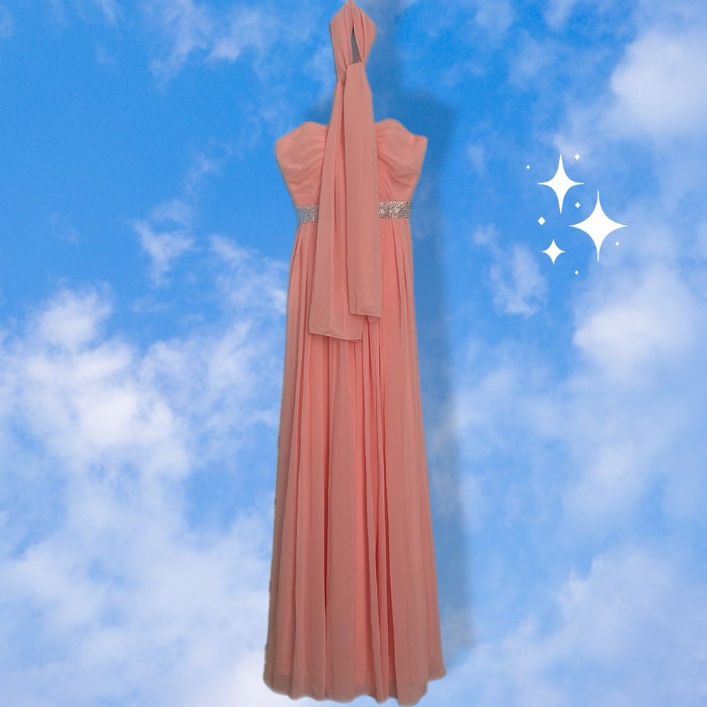 Dancing Queen Strapless Pink Gown